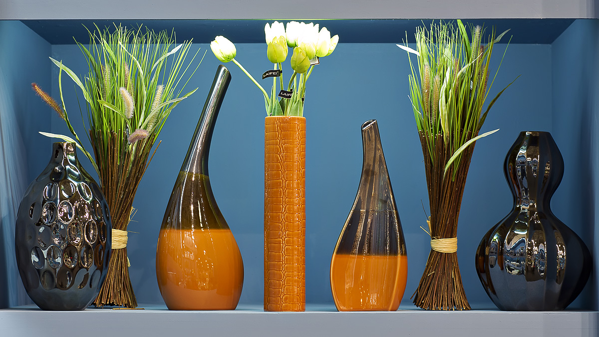 декоративная ваза керамическая