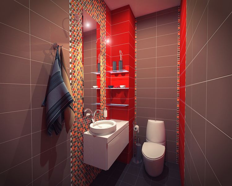 дизайн туалета в доме
