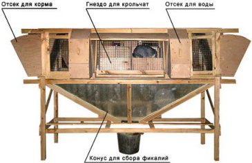 Современная откормочная клетка: находка кроликовода