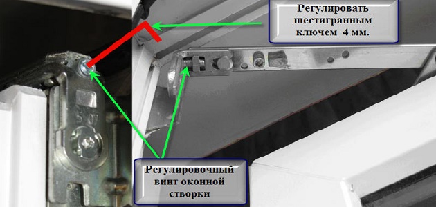 Как регулировать пластиковые окна